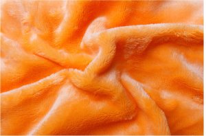 Prostěradlo mikroflanel oranžová (svítivě) 180x200x20 cm
