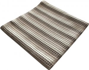 Vaflový ručník 50x100 cm hnědý - bavlna