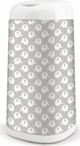 Angelcare Koš na použité plenky Dress Up + 1 vložka do koše - Sloni šedí