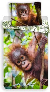 Povlečení fototisk Orangutan 02 140x200, 70x90 cm - bavlna