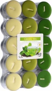 Svíčka čajová KOKTEJL GREEN TEA vonná 30ks