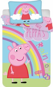 Disney povlečení do postýlky Peppa Pig 016 baby 100x135, 40x60 cm - bavlna