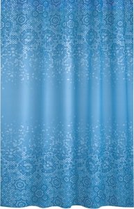 Koupelnové závěsy - 180x200 cm - modrá mozaika
