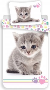 Povlečení fototisk Kitten colour 140x200, 70x90 cm - bavlna