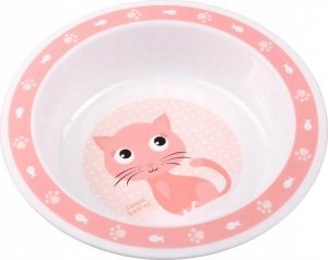 Canpol babies Plastová miska Kočička - růžová