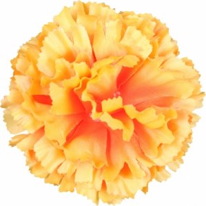 Karafiát KVĚT umělý oranžovo-žlutý 9cm