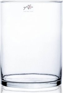 Váza CYLI válcovitá ruční výroba skleněná d15x20cm MOM 6ks