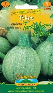 Tykev cuketa TONDO CHIARO DI NIZZA, zebrovaná, 6 semen