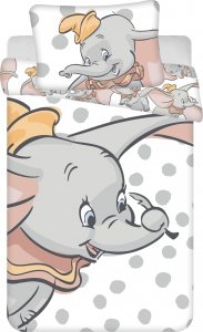 Disney povlečení do postýlky Dumbo Dots baby 100x135, 40x60 cm - bavlna