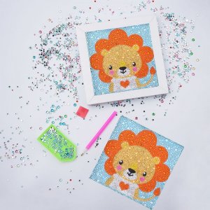 Diamantové malování pro děti - lev