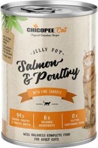 Chicopee Cat konz. Jelly Pot Salmon&Poultry 400g