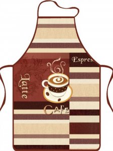 Kuchyňská zástěra Cafe latte 50x76 cm