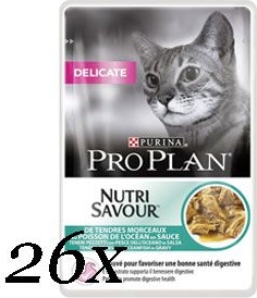ProPlan Cat kaps. Delicate O.Fisch 26x85g