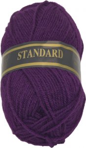 Příze STANDARD - 50g / 150 m - tmavě fialová
