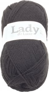 Příze LADY de Luxe - 100g / 238 m - černá