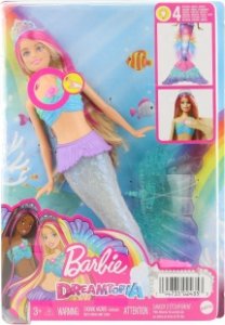 Barbie Blikající mořská panna blondýnka HDJ36