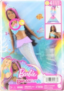 Barbie Blikající mořská panna brunetka HDJ37