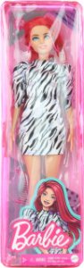 Barbie Modelka - šaty s balonovými rukávy GRB56