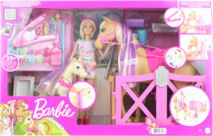 Barbie Rozkošný koník s doplňky GXV77