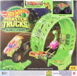 HW Monster trucks Svítící ve tmě výzva epické smyčky HBN02