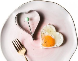 Forma na lívance a vajíčka - srdce