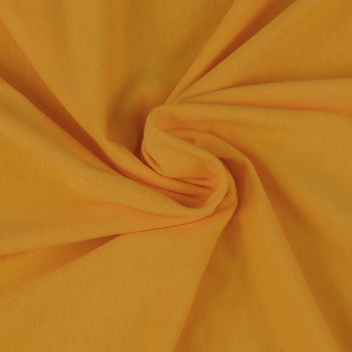 Jersey prostěradlo dvojlůžko 180x200cm sytě žluté