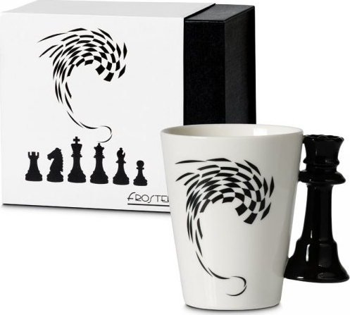 Šachový hrnček - Kráľovná (ROZBALENÉ)