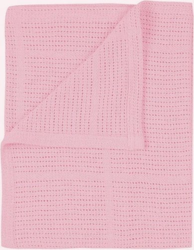 Dětská háčkovaná bavlněná deka Lorelli 75x100 CM PINK