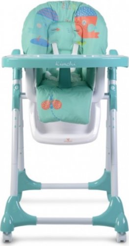 Cangaroo Dětská jídelní židlička Kimchi - tyrkysová, BMC22