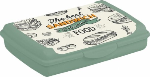 Keeeper Svačinkový box Sandwich - mini 0,5 l, zelený