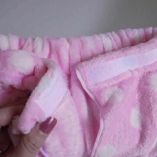 Ručníkové šaty - koupelová sada - světle růžová