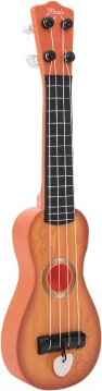 Ukulele/kytara plast 39cm s trsátkem 2 barvy v krabičce 12x40x5cm