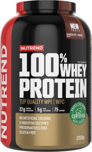 100 % Whey Protein - 2250 g, cookies &amp; cream, cookies & cream