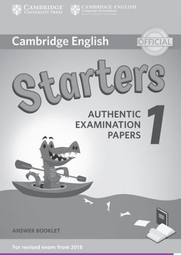 Cambridge English Starters 1 for Revised Exam from 2018 Answer Booklet (kolektiv autorů)