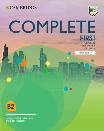 Complete First B2 Workbook with answers with Audio, 3rd (Olivieri Jacopo)