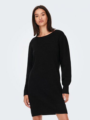 Dámské šaty JDYMARCO Regular Fit 15259216 Black MELANGE, M