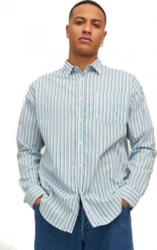 Pánská košile JORBRINK Wide Fit 12215472 Cashmere Blue, XL