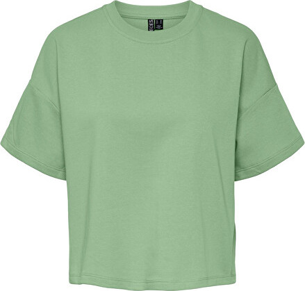 Dámské triko PCCHILLI Loose Fit 17118870 Quiet Green, XS