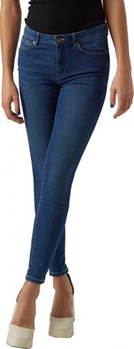 Dámské džíny VMJUDE Slim Fit 10278817 Medium Blue Denim, XS/32