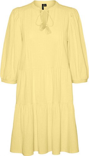 Dámské šaty VMPRETTY Regular Fit 10279712 Lemon Meringue, XL
