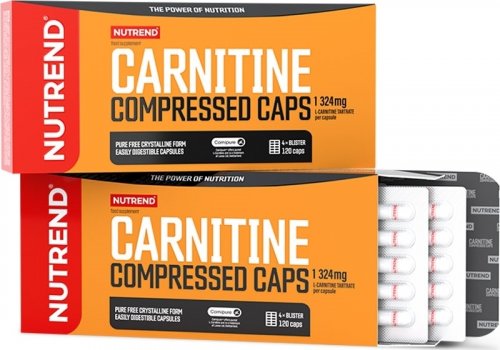 CARNITINE COMPRESSED CAPS, 120 kapslí