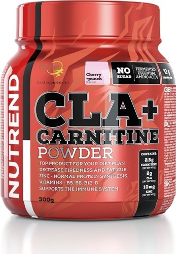 CLA + CARNITINE POWDER, 300 g, cherry+punč