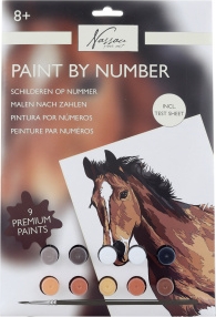 Malování podle čísel kůň