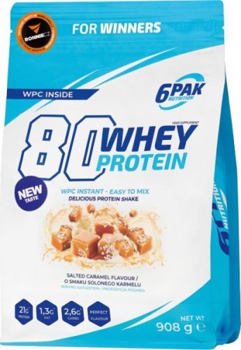 Whey Protein 80 - 908 g, bílá čoko - malina