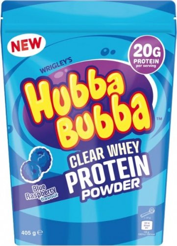 Hubba Bubba Clear Whey Protein Powder - 405 g, zelené jablko