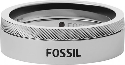 Elegantní pánský prsten z oceli Fossil JF03997040, - 60 mm