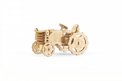 Dřevěné 3D puzzle traktor