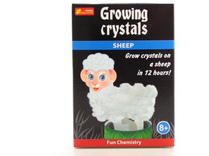 Rostoucí krystaly ovečka