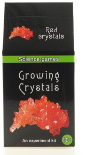 Mini chemická sada - rostoucí krystaly - červené