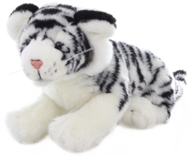 Plyš Tygr bílý 34 cm